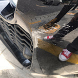 车被刮了 还逃跑了