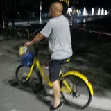 小黄车装了自制车篮