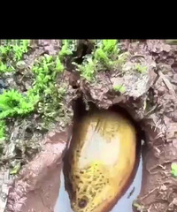 "第一次见到这样大的黄鳝,吓死人了"