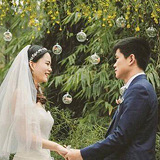 在农村搭出草坪婚礼