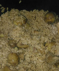 "【家常菜随手拍15】板栗猪肉饭"