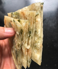 饺子皮葱油饼 简单又好吃