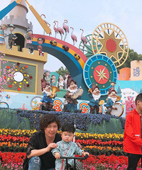 温州乐园游一游 把老妈转吐后安心带娃啦