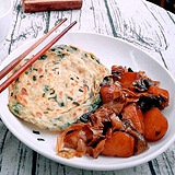 简单好吃的韭葱油饼