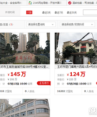 最高价格300万的房子,现在起拍价145万,无人报名!