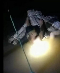 夜钓男子为躲避车祸跳下30米大桥!
