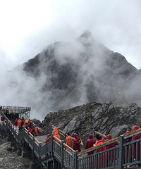 全国旅行第二站玉龙雪山 和相识一天的妹子一起