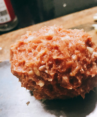 自制豪华版肉圆 里面还藏着个大东西