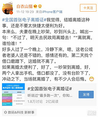 支付宝电子离婚证,网上离婚你觉得更快捷还是非人性呢?