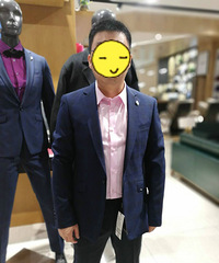 西装试了三家品牌店 海澜之家/利郎/4cm