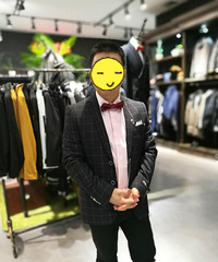 西装试了三家品牌店 海澜之家/利郎/4cm
