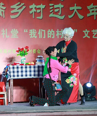 椒江这个村自办“村晚”迎新年,“土气十足”