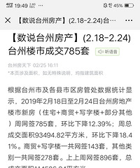上一周住宅成交三百多套 网友:同比去年只有50%的销量