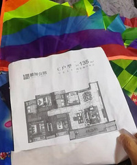 楼盘姿态摆的爷爷似的 去看房户型图也都只有复印纸
