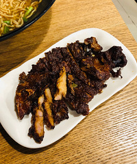 路桥少见的手打面 价格实惠青菜面只要6元
