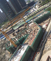 台州椒江某轻轨线旁小区装配式建筑