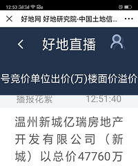 温岭屏下村地块拍卖溢价51.62%,市场真的太政策了