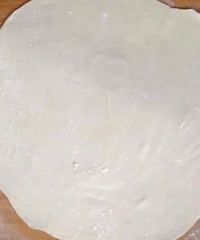 自己发明的卷葱饼