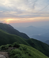 武功山全程穿越,沈子村进明月山出,全程徒步…
