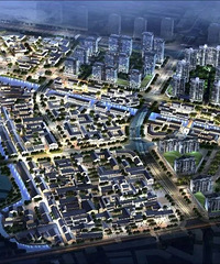 路桥南官河两岸会出现四合院落式的住宅建筑