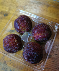 加油送了四颗精装杨梅,加油站的花头眼真多