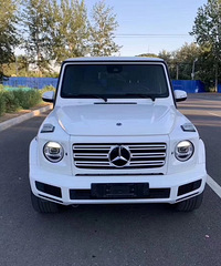 【汽车街拍】2019奔驰G500白色车