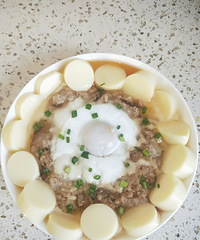 肉沫豆腐蒸蛋,最方便的菜系,不熏油烟省时间