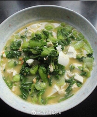 少油好吃青菜咸鸭蛋汤
