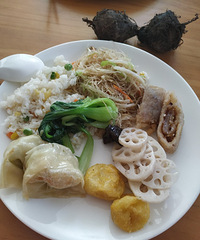 嚷着吃肉的我,最后选择了素食,20一位,撑到爆