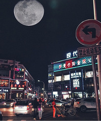 朋友圈都在月亮大比拼,我也来发个