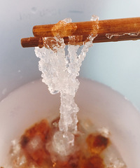 雪燕桃胶炖牛奶,泡发6小时以上,漫长又痛苦的等待