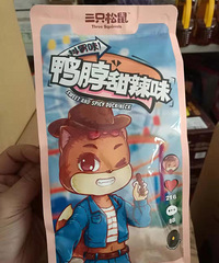 三只松鼠 鸭脖154g装
