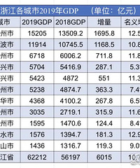 2019�㽭����GDP��̨�ݻ򱻼��˳�Խ