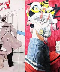 童心抗疫 | 台州孩子有“画”说,参与抗疫绘画创意大赛赢话费