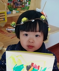 女儿们自己认真画的画,希望病毒快点走开,台州加油,浙江加油