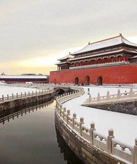 雪中紫禁城