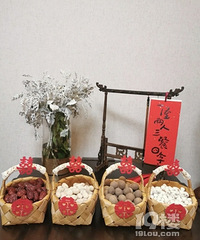 备婚之:可爱竹篮&迷你对联,浓浓的幸福感