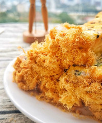 用土司做的肉松卷,好吃一点也不亚于外面的肉松面包