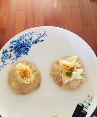 依照儿子口味做的烧麦