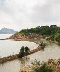 白果山岛黄礁岛道士冠岛环岛骑游,是个吹风的好地方