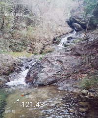 溯溪龙母山峡谷徒步横渡岭古道走麒麟岗