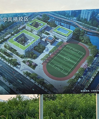 路桥凤栖社区前期准备,以后还有路桥小学凤栖校区