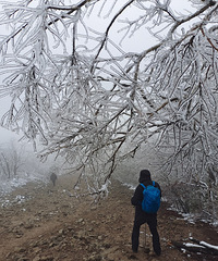 大年初四顺利登顶大雷山