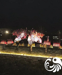 临海:板龙起舞映城墙 非遗欢喜闹元宵