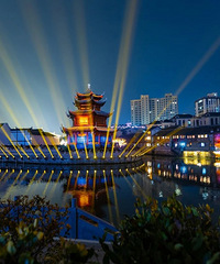 ��ҹ6��룬ʮ�ﳤ�ֵƹ��㣬�����