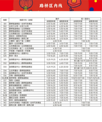 ���ڳ���ע�⣡̨��������·S1�ߡ���������Ӫ��ʱ���б�