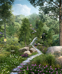 �������������ҽ���һ����δ��ɭ�ֹ�԰��