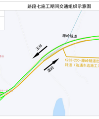 ����������S203۴���ߡ�S324�³��ߵ�·ʩ���ڼ佻ͨ��֯