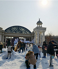 �ͺ���һ���ѩ�˴�ѩ��