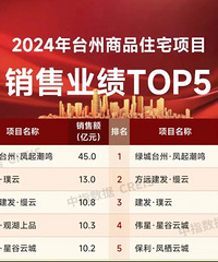 2024��̨����Ʒסլ��Ŀ����ҵ��TOP5